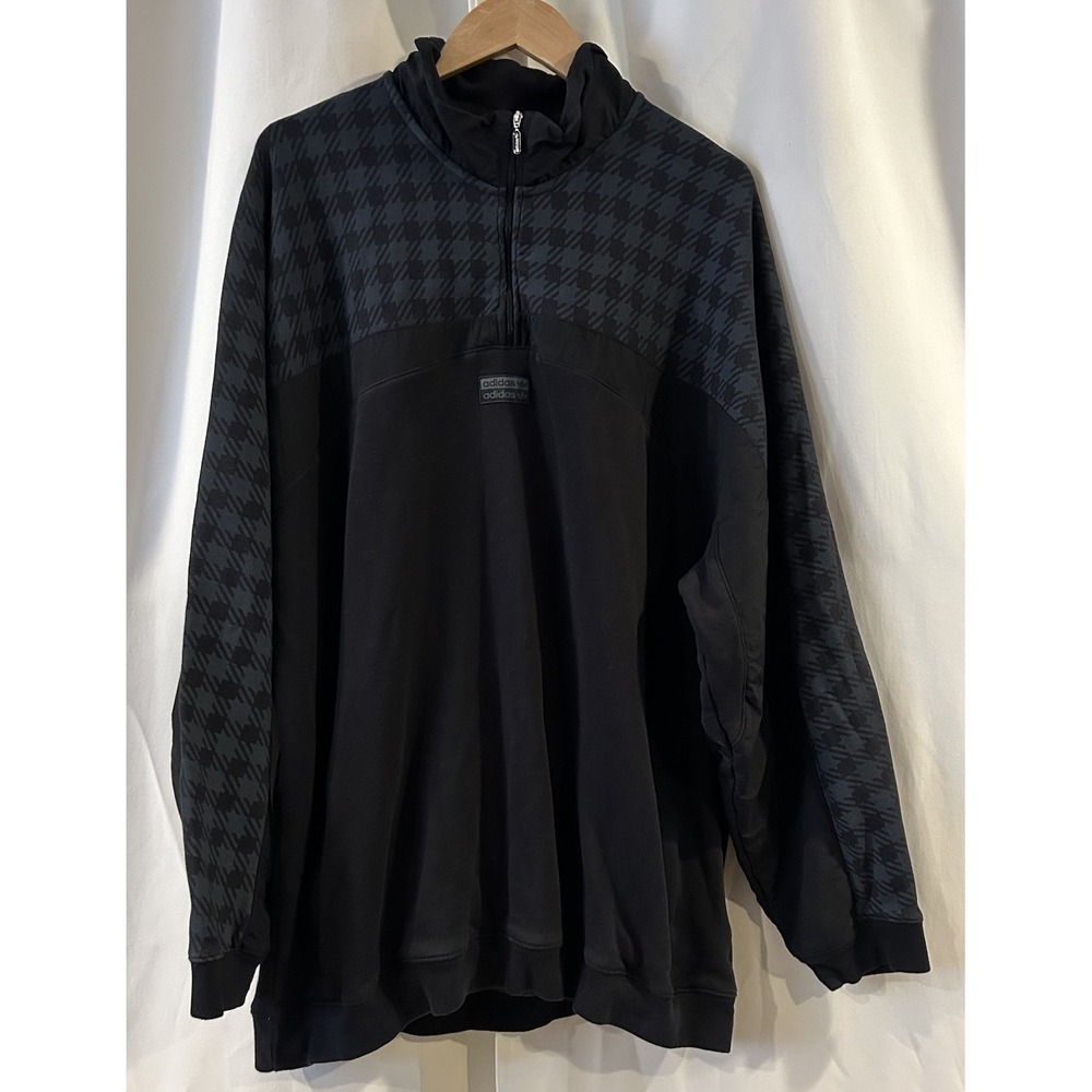 Men's Adidas Originals R Y V‎ Quarter Zip Pullover Sweatshirt Size 2XL
